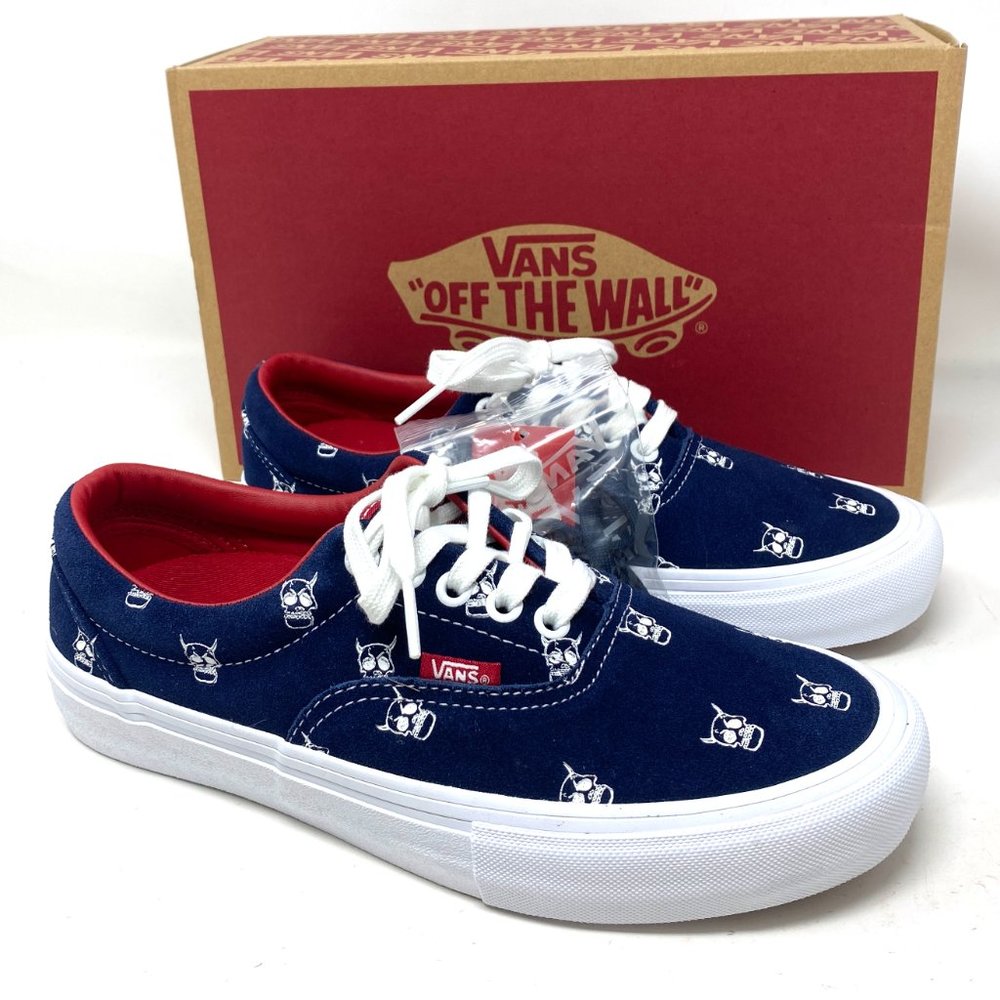 VANS Halloween Era Pro Kader Sylla Suede Navy SB Shoes Men's Size VN0A347L0V0 - Picture 2 of 11